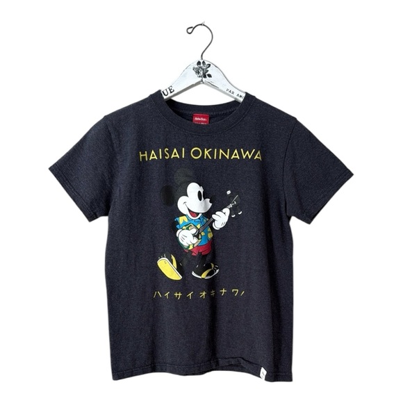 Disney x HabuBox Okinawa T-Shirt "Haisai/Mickey Mouse Size S - Picture 1 of 5